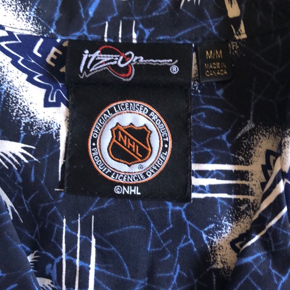 Toronto Maple Leafs short sleeve button up shirt - Picture 3 of 3